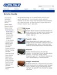 Bristle Guide for Carlisle Brooms Bristle Guide for Carlisle Brooms