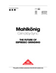 Mahlkonig Grind-by-Sync Brochure Mahlkonig Grind-by-Sync Brochure