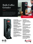 177BCG3 Bulk Coffee Grinder Sell Sheet