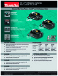 Makita 200BL1850B Flyer Makita 200BL1850B Flyer