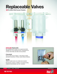 696 replaceable valves brochure 696 replaceable valves brochure