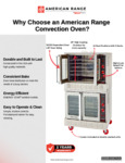 American Range_Convection_Brochure American Range_Convection_Brochure