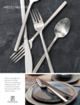Arezzo Brushed Flatware_Brochure_Fortessa