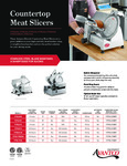 Avantco Meat Slicer Sell Sheet