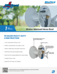 BluSeal Water Manual Hose Reel BluSeal Water Manual Hose Reel