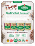 Bob's Red Mill Organic Oatmeal Cups Brochure