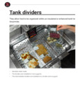 SOUS-VIDE TANK DIVIDER  