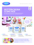 Satin Ice White Vanilla Buttercream Icing Mix Brochure