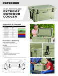 Rotomolded Outdoor Cooler 45qt Sell Sheet