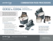 Centerline Combination Food Processors Sell Sheet
