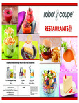 Robot Coupe Restaurant Package Brochure Robot Coupe Restaurant Package Brochure
