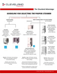 Cleveland - Selecting the Proper Steamer Cleveland - Selecting the Proper Steamer