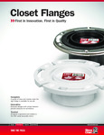 closet flanges brochure