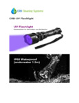 CRB CLEANING SYSTEMS B98 UV-FLASHLIGHT CRB CLEANING SYSTEMS B98 UV-FLASHLIGHT