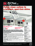 Bar Maid Cutlery Polisher Brochure