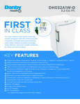 Danby DH032A1W-D Brochure Danby DH032A1W-D Brochure