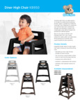 Diner-High-Chair-KB950-Brochure Diner-High-Chair-KB950-Brochure