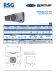 E1MCK070A-MA Evaporator Brochure