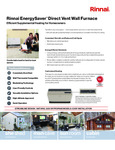 Rinnai Direct Vent Wall Furnace Brochure