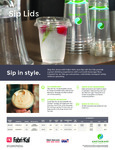 Fabri-Kal Sip Lid Sell Sheet Fabri-Kal Sip Lid Sell Sheet