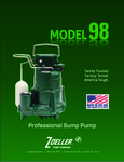 Zoeller 98-0001 Automatic Effluent Pump - 115V brochure