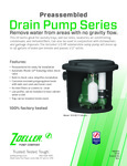 Zoeller drain pump brochure Zoeller drain pump brochure