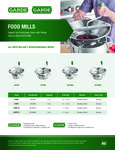 Food Mills Brochure Food Mills Brochure