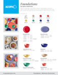 Acopa Foundations Sell Sheet Acopa Foundations Sell Sheet