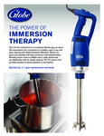 Globe immersion blenders sell sheet