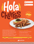Hola! Churros Authentic Spanish Style Churro Fries Brochure