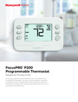 HoneywellHome_FocusPRO-P200_Thermostat Sell Sheet