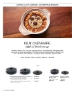 FOH KILN OVENWARE black & blood orange