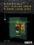 Klein Tools 93PLL Self-Leveling Green Planar Laser Level_sellsheet_WR