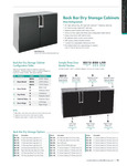 Krowne Back Bar Storage Brochure