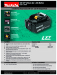 Makita BL1860B