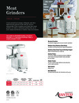 Avantco Meat Grinders Brochure