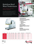 Brochure for meat tenderizers