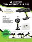 Surebond glue gun MGG800 Sell Sheet