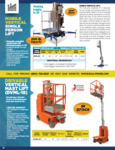Mobile Vertical Single Lift_Drivable Vertical Mast Lift_Brochure