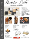 Cal-Mil Modular Premium Melamine Trays Cal-Mil Modular Premium Melamine Trays