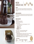 Molten Chocolate Cake Brochure
