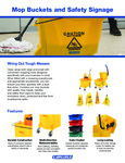 Mop Buckets and Safety Signage_Brochure_Carlisle Mop Buckets and Safety Signage_Brochure_Carlisle