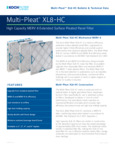 MERV 8 PLEATED FILTER HC brochure MERV 8 PLEATED FILTER HC brochure