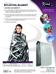 Kemp USA Mylar Foil Emergency Thermal Blanket 10-601 