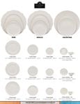10 Strawberry Street White Dinnerware
