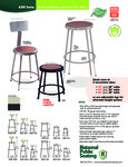 National Public Seating 6200 Series Stool Sell Sheet