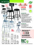 National Public Seating 6400 Series Stool Sell Sheet
