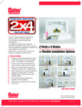 Oatey 2x4 Washing Machine Outlet Box Sell Sheet Oatey 2x4 Washing Machine Outlet Box Sell Sheet