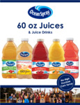 Ocean Spray 60 oz. Juices Brochure