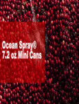 Ocean Spray 7.2 oz Mini Cans Brochure
